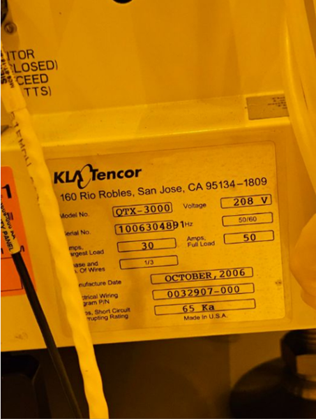 kla-quantox-xp-qtx300surface-charge-measurement