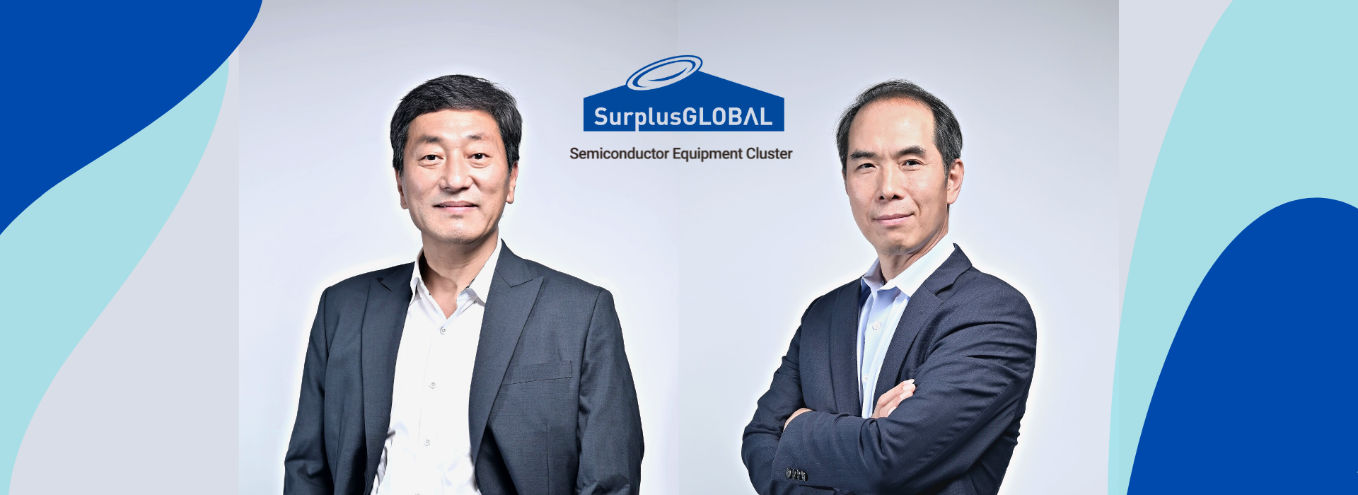 Bruce Kim CEO and James Park COO